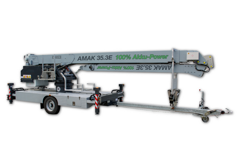 NEU! Akku-Anhängerkran AMAK 35.3E - 3,5 t